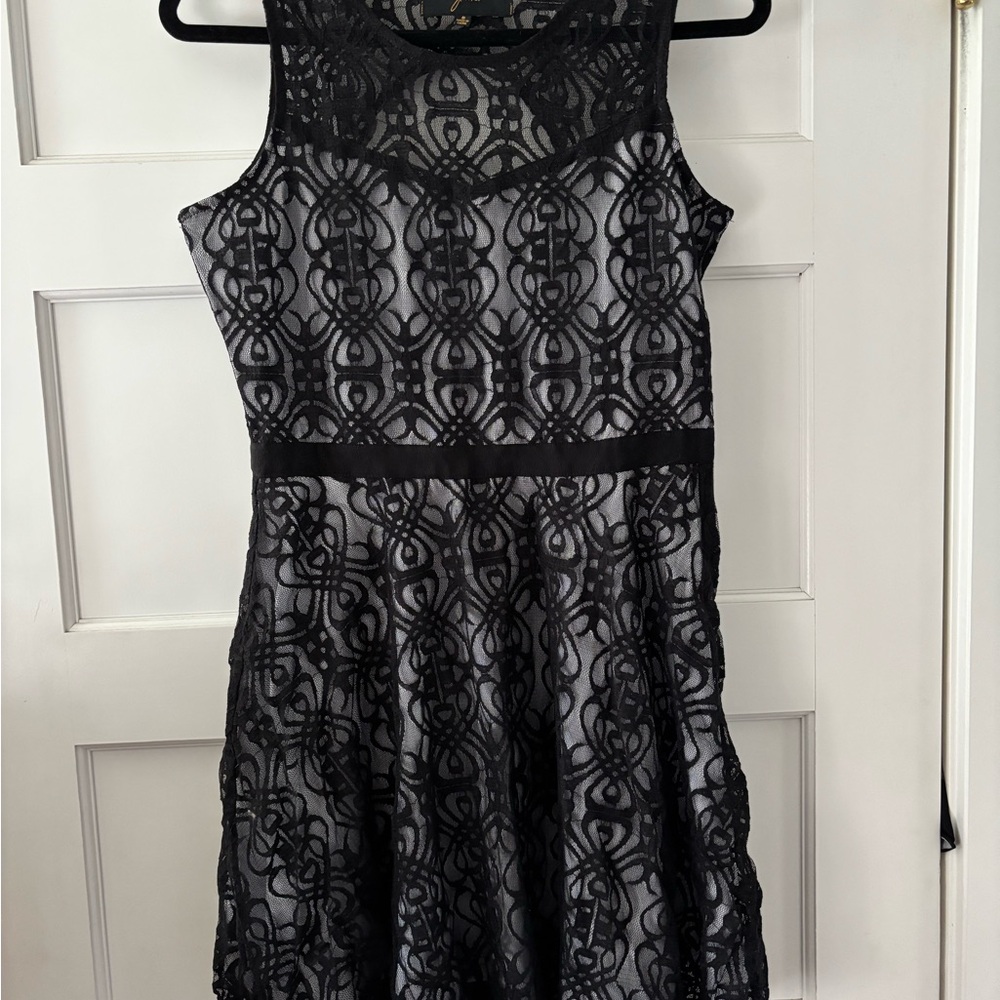 Jack by BB Dakota Black Fit and Flare Mini Dress